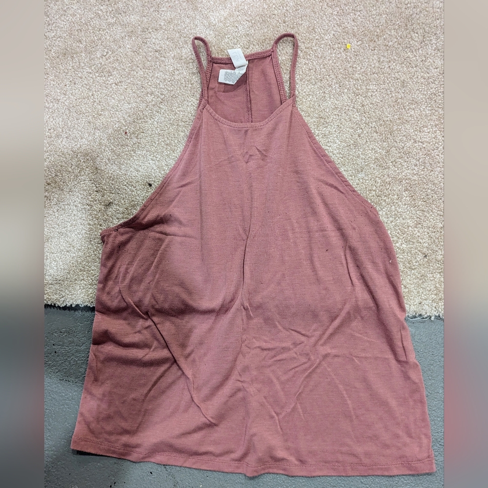 CVG Dusty Rose High-neck Tank Top